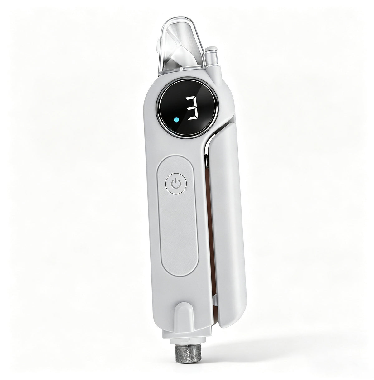 2-in-1 Quiet Electric Pet Nail Clipper and Grinder with Dual LED Lights