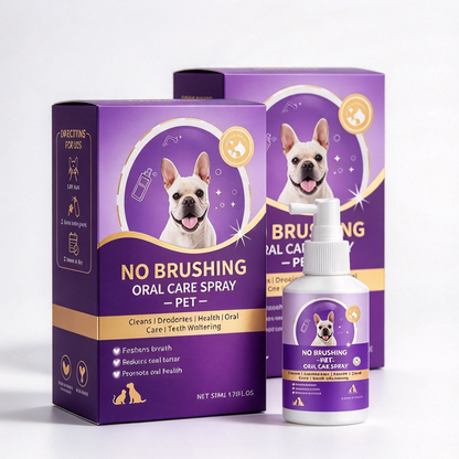 Pet Oral Care Spray for Dogs & Cats