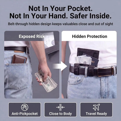 Anti-Theft Passport Pouch | Keep What Matters Close. Travel With Confidence.