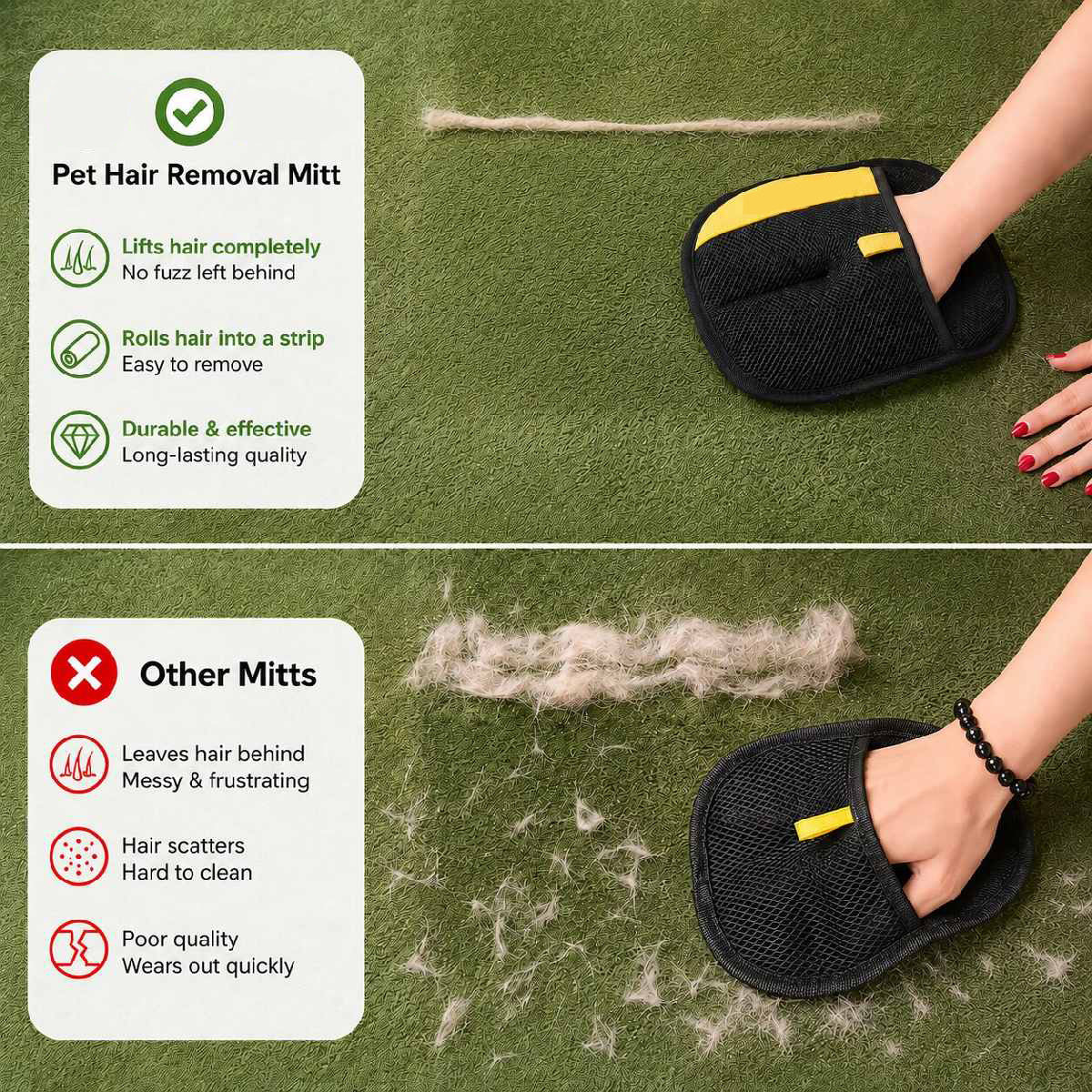 Pet Hair Removal Gloves