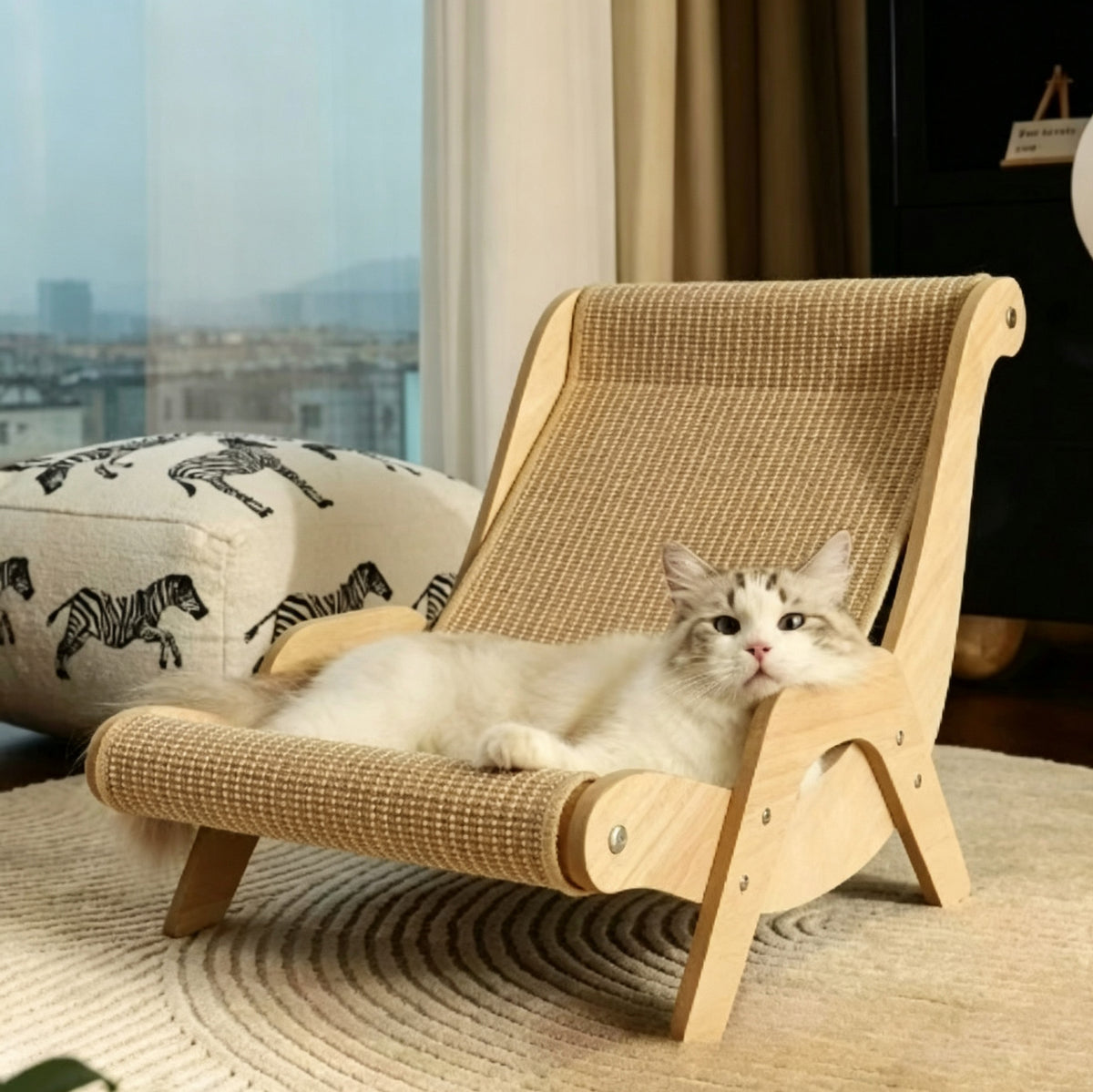 Cat Scratching Lounge Bed
