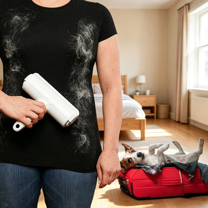 Reusable Pet Hair Remover Roller for Furniture, Carpet, and Car
