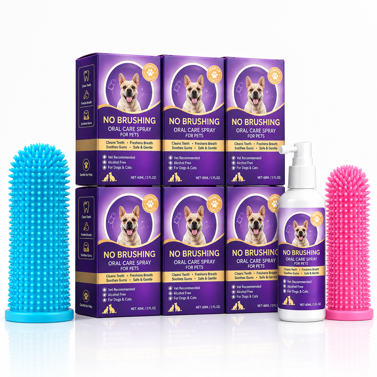 Pet Oral Care Spray for Dogs & Cats