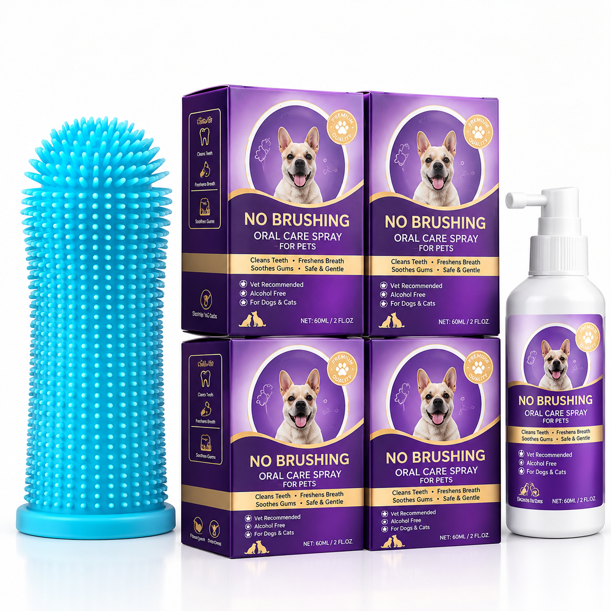 4PC GET 1 FREE BRUSH