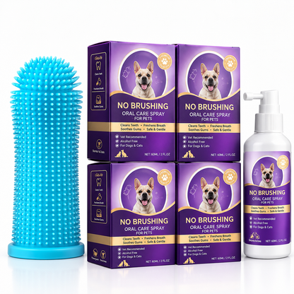 Pet Oral Care Spray for Dogs & Cats