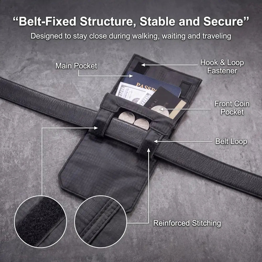 Anti-Theft Passport Pouch | Keep What Matters Close. Travel With Confidence.