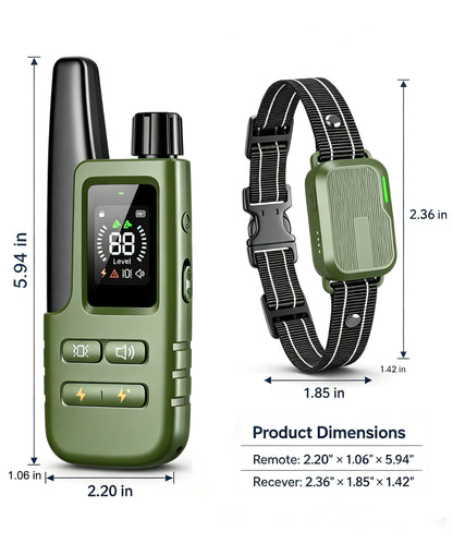 Dog Training Collar with Remote - 4500FT Range, Rechargeable & Waterproof E-Collar for Small, Medium, and Large Dogs